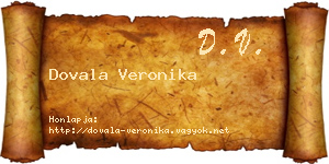 Dovala Veronika névjegykártya